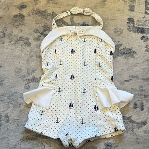 Janie and Jack bathing suit, size 3, like new